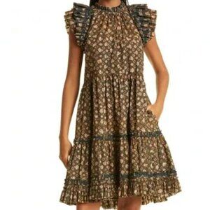 Ulla Johnson Joan Dress in Jasper Green - Size 6